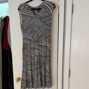 Designer Multicolor Sleeveless Dress